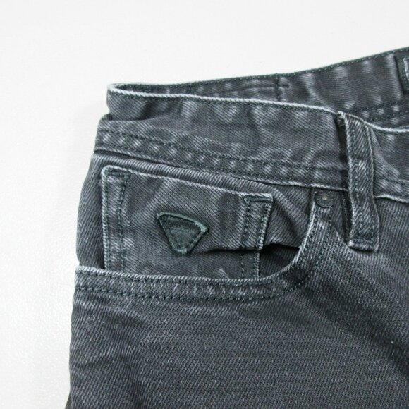 Guess mens charcoal distressed Desmond Relaxed straight jeans 30x30 EUC - Picture 3 of 8